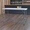 Flash Furniture 23.75 W, 47.75 L, 29.25 H, Metal, Plastic, Plastic: Polyethylene Top, Granite White 5-DAD-YCZ-122Z-2-GG - alternate 1